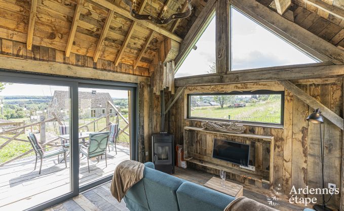 Uniek verblijf voor 2 personen in Durbuy met houtpelletkachel, barbecue en priv�tuin