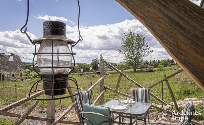 Uniek verblijf voor 2 personen in Durbuy met houtpelletkachel, barbecue en priv�tuin