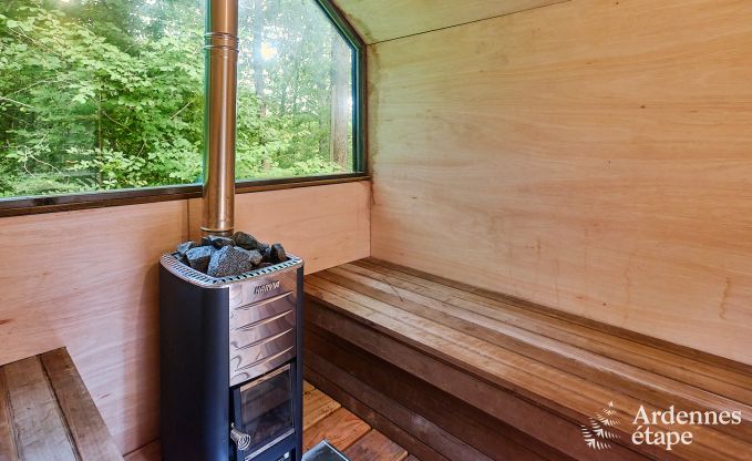 Luxevilla in Durbuy voor 8 personen met jacuzzi, sauna, overdekt terras en privtuin