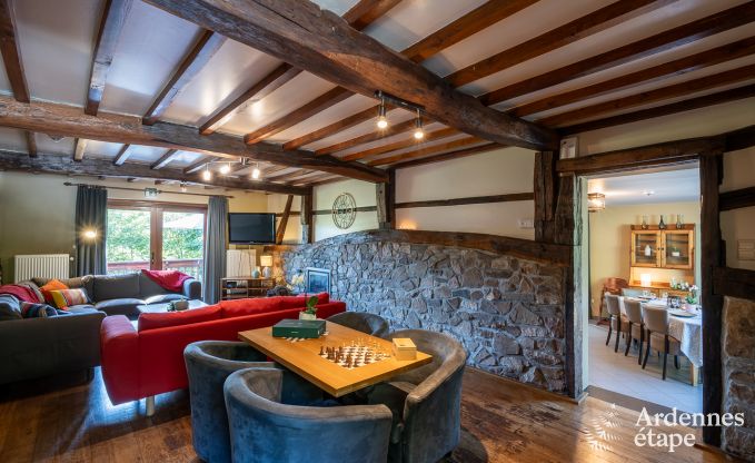 Vakantiehuis met overgedekte jacuzzi in Erez�e voor 16 personen in de Ardennen