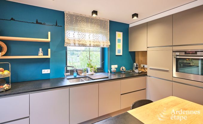 Charmante chalet voor 2 personen in Ferrires met houtkachel, tuin en
privterras aan het water