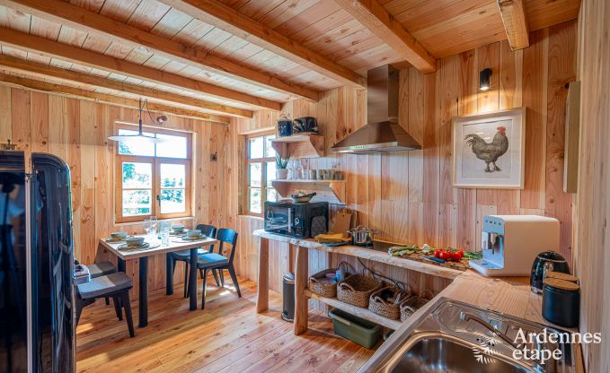 Sprookjesachtige paalwoning in Francorchamps, Hoge Venen