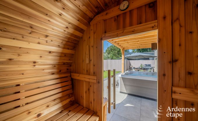 Vakantiehuis voor 4 personen met sauna en jacuzzi in Francorchamps, Ardennen
