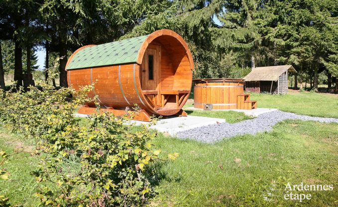 Vakantiehuis met sauna in de tuin voor 5 personen te huur in Gouvy