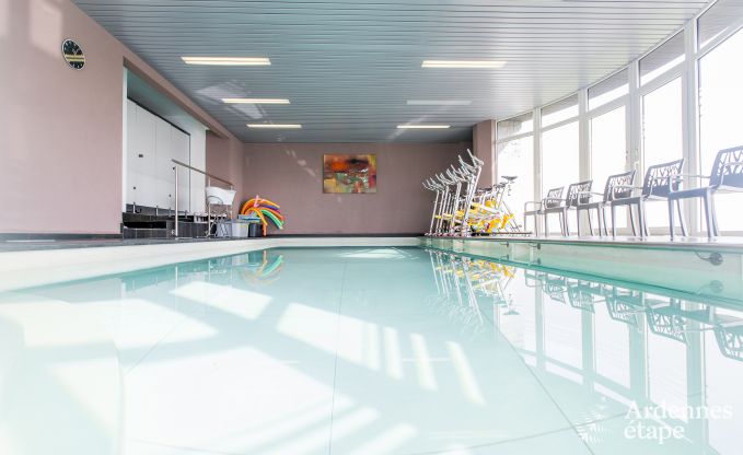 Comfortabel appartement voor 7 personen met binnenzwembad in Han sur Lesse