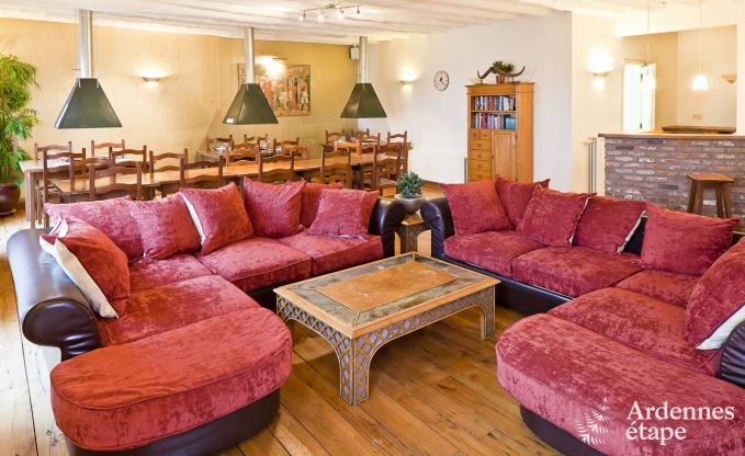 Zeer goed uitgerust vakantiehuis voor 11 personen te huur in Havelange