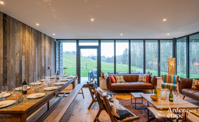 Luxe villa voor 14 personen in Havelange met priv�tuin en moderne voorzieningen in de Ardennen