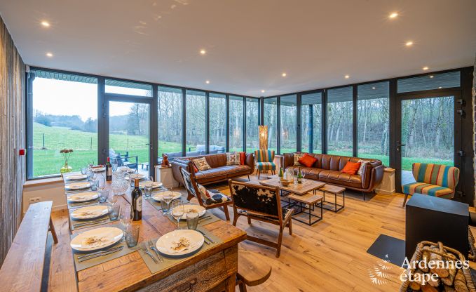 Luxe villa voor 14 personen in Havelange met priv�tuin en moderne voorzieningen in de Ardennen