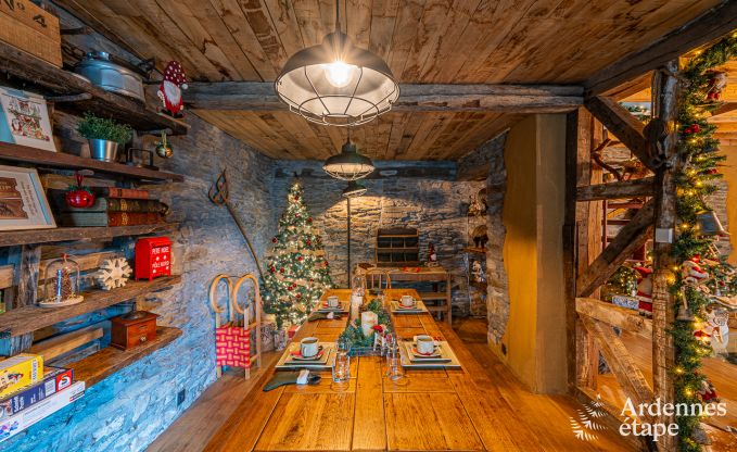 Uniek vakantiehuis voor 6 personen in Houffalize, het hele jaar in kerstsfeer!