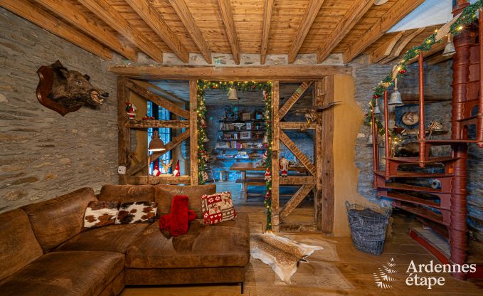 Uniek vakantiehuis voor 6 personen in Houffalize, het hele jaar in kerstsfeer!