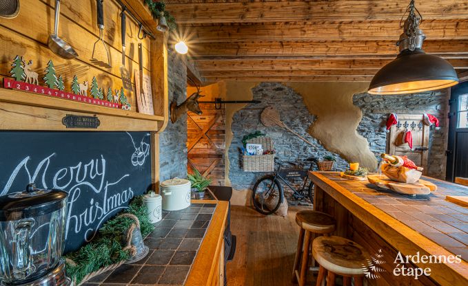 Uniek vakantiehuis voor 6 personen in Houffalize, het hele jaar in kerstsfeer!