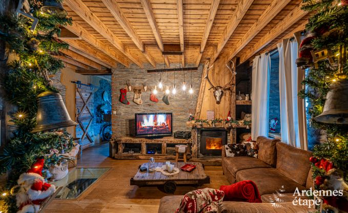 Uniek vakantiehuis voor 6 personen in Houffalize, het hele jaar in kerstsfeer!