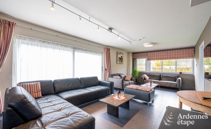 luxe villa in Houffalize: accommodatie voor 18 personen met zwembad, sauna en priv tuin in de Ardennen