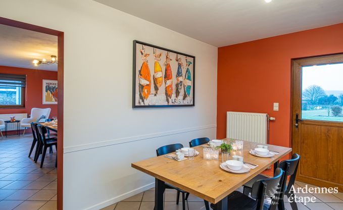 Ruim vakantiehuis voor 8 personen in Houffalize met 4 slaapkamers, ideaal voor een fietsvakantie