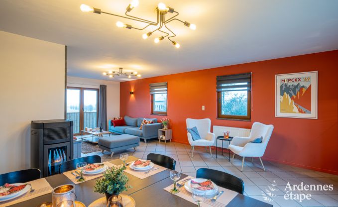 Ruim vakantiehuis voor 8 personen in Houffalize met 4 slaapkamers, ideaal voor een fietsvakantie
