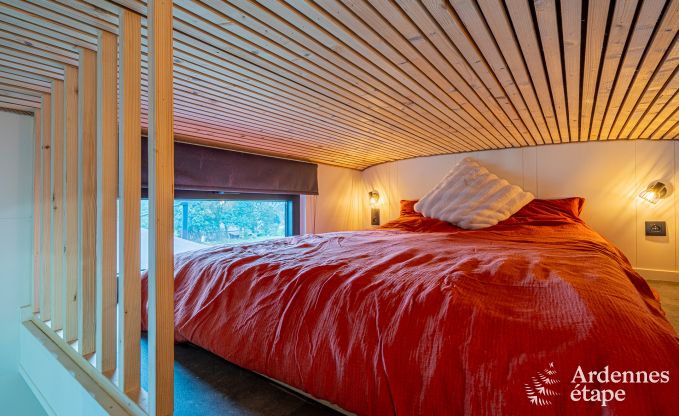 Charmante tiny house voor 4 personen in Lglise met kitchenette, houtkachel en privtuin