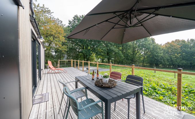 Charmante tiny house voor 4 personen in Lglise met kitchenette, houtkachel en privtuin