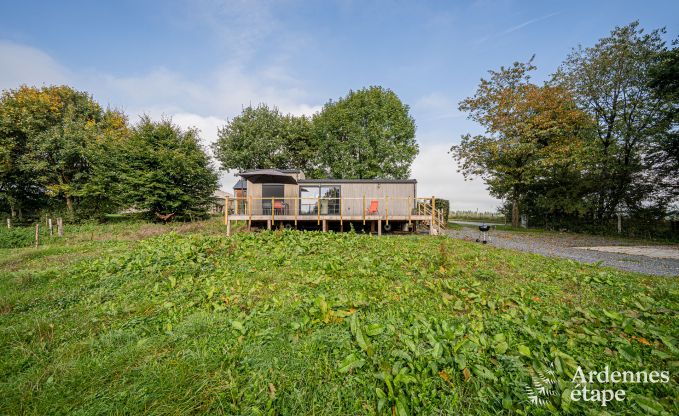 Charmante tiny house voor 4 personen in Lglise met kitchenette, houtkachel en privtuin