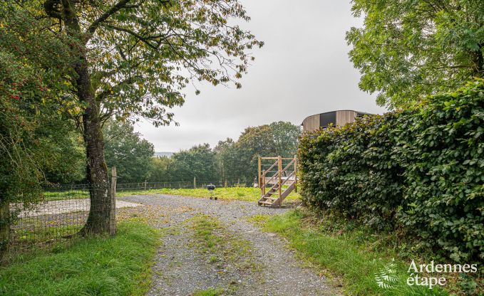 Charmante tiny house voor 4 personen in Lglise met kitchenette, houtkachel en privtuin
