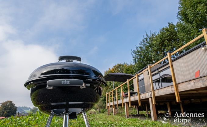 Charmante tiny house voor 4 personen in Lglise met kitchenette, houtkachel en privtuin