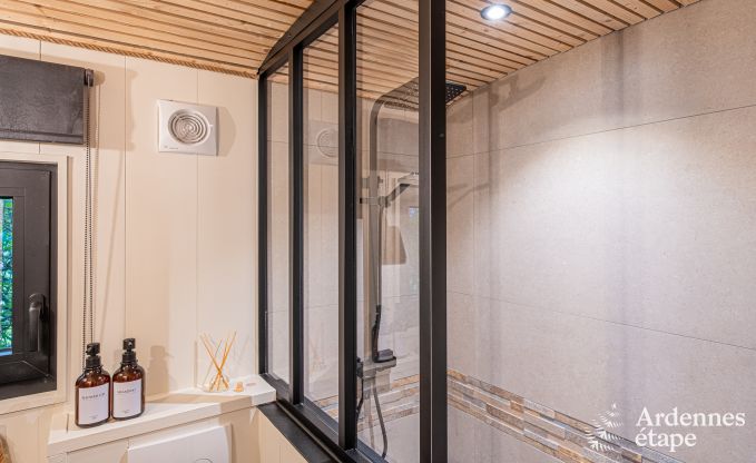 Charmante tiny house voor 4 personen in Lglise met kitchenette, houtkachel en privtuin