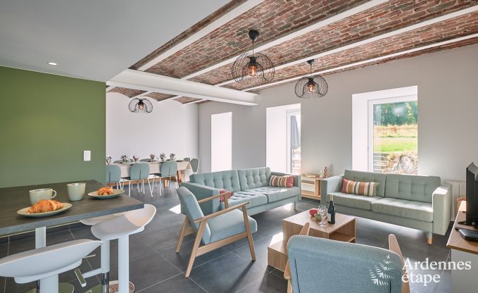 Vakantiewoning in Libramont voor 8  10 personen met speelkamer, terras en tuin in de Ardennen