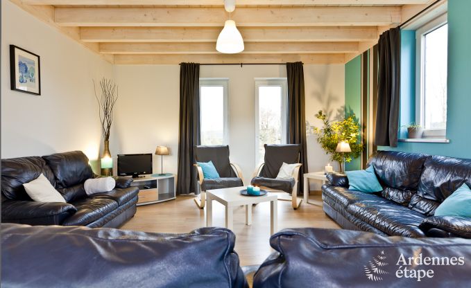 Modern vakantiehuis voor 8 personen met wellness te huur in Lierneux