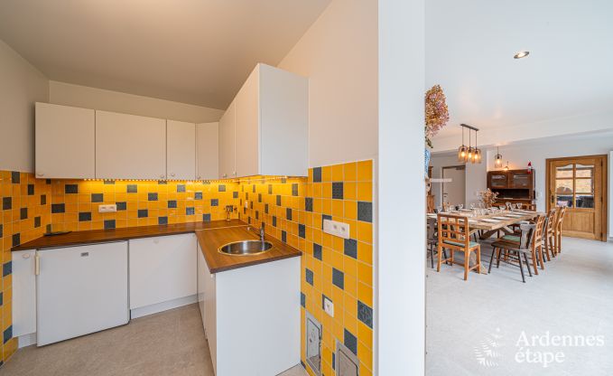 Gezinsvriendelijk vakantiehuis in Malmedy voor 14 personen met kachel, biljart en grote priv�tuin