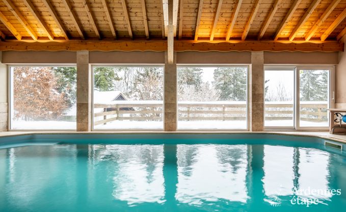 Vakantiehuis voor 24 personen met binnenzwembad en sauna in Malmedy