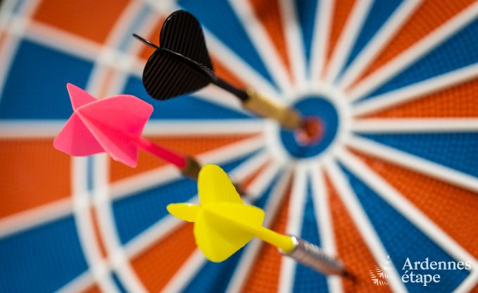 Vakantiehuis met jacuzzi, sauna, spelen en mooi uitzicht op de hoogten van Malmedy voor 6/8 personen in de Ardennen