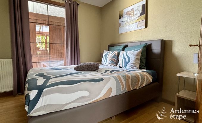 Vakantiehuis met jacuzzi, sauna, spelen en mooi uitzicht op de hoogten van Malmedy voor 6/8 personen in de Ardennen