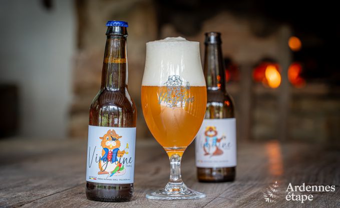 Charmant vakantiehuis in Manhay voor 8 personen, met verwarmd buitenzwembad, privvijver en fietsgarage aan de rand van het bos