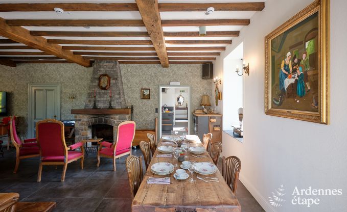 Vakantiehuis in Manhay voor 20 personen met 7 slaapkamers, eigen discotheek en bioscoop