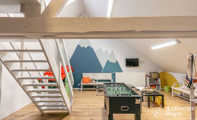 Vakantiehuis met sauna en spellen in Manhay voor 20 personen in de Ardennen