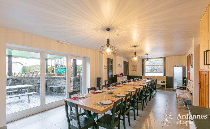 Vakantiehuis met sauna en spellen in Manhay voor 20 personen in de Ardennen