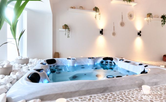 Romantisch vakantiehuis in Marchin voor 2 personen met priv wellness en prachtig uitzicht