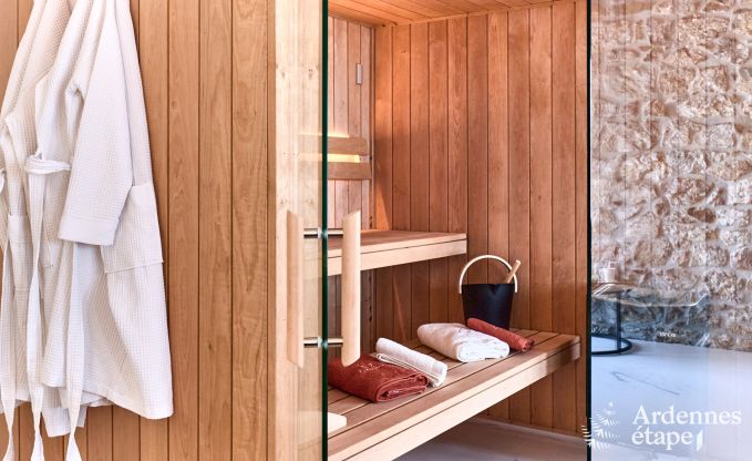 Romantisch vakantiehuis in Marchin voor 2 personen met priv wellness en prachtig uitzicht