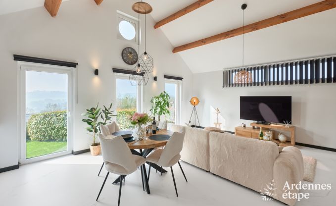 Romantisch vakantiehuis in Marchin voor 2 personen met priv wellness en prachtig uitzicht