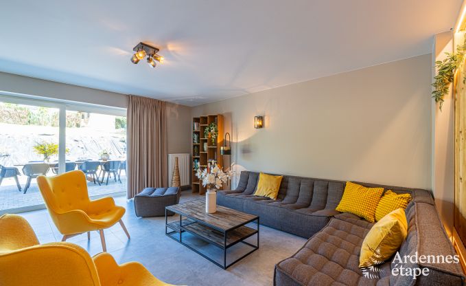 Rolstoeltoegankelijke vakantiewoning in Martelange voor 9 personen met privtuin