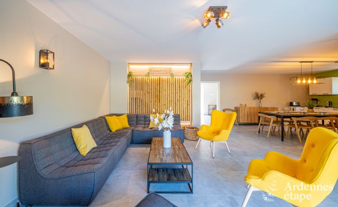 Rolstoeltoegankelijke vakantiewoning in Martelange voor 9 personen met privtuin