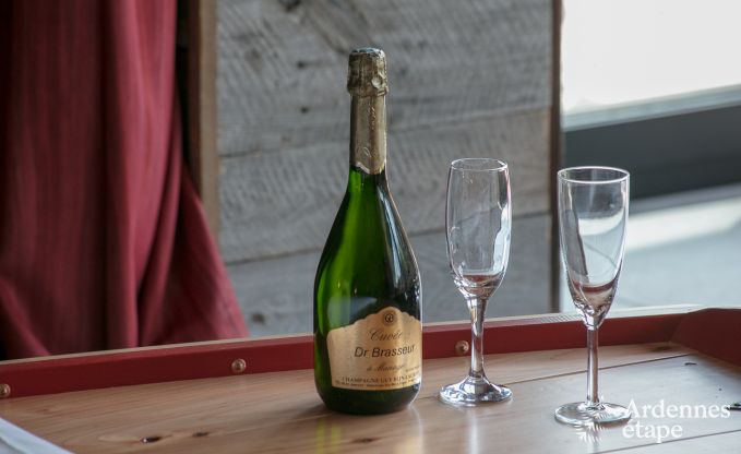 Romantische chalet aan het water voor 2 personen in Momignies