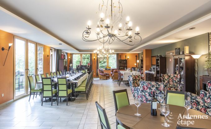 Vakantie midden in de natuur in de Ardennen: ruime villa in Houffalize (Nadrin) voor 18 personen met talrijke voorzieningen en diensten, huisdieren welkom