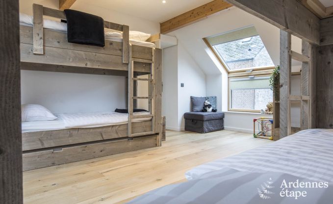 Schitterende vakantiewoning in Onhaye met zwembad, jacuzzi, sauna en speelkamers voor 14 personen nabij Dinant