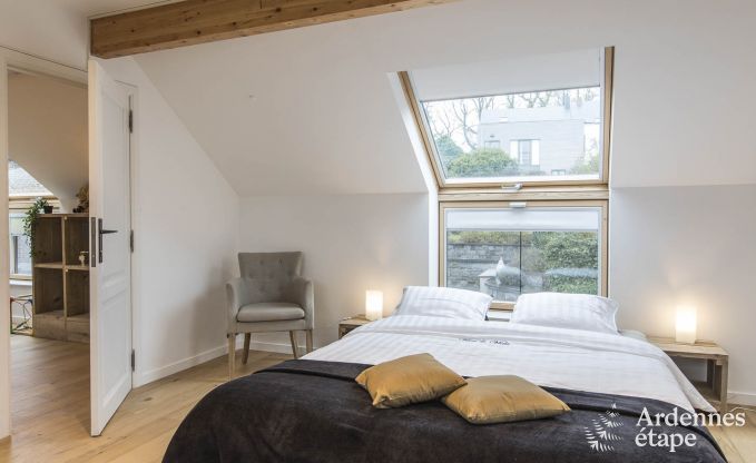 Schitterende vakantiewoning in Onhaye met zwembad, jacuzzi, sauna en speelkamers voor 14 personen nabij Dinant