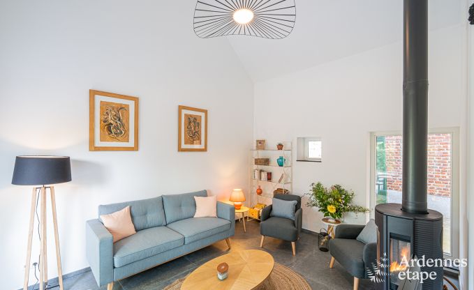 Gezellig vakantiehuis in Oteppe voor 7 personen, voorzien van houtkachel, barbecue en tuin in het prachtige Parc Naturel de La Burdinale