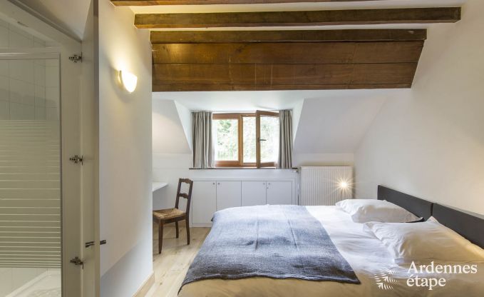 Cottage in Redu, Ardennen, 7 slaapkamers, 6 badkamers, 15 personen, noords bad, biljart, privé tuin, terras, oplaadpunt voor elektrische auto's