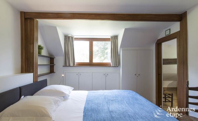 Cottage in Redu, Ardennen, 7 slaapkamers, 6 badkamers, 15 personen, noords bad, biljart, privé tuin, terras, oplaadpunt voor elektrische auto's