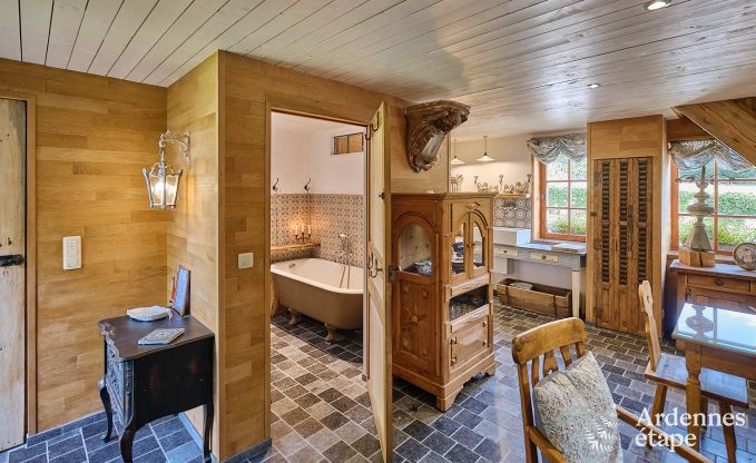 Gezellig cottage voor 4 personen in Redu met tankuzzi (hottub), overdekt terras en priv�tuin