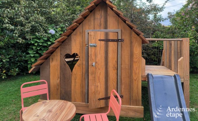 Gezellig cottage voor 4 personen in Redu met tankuzzi (hottub), overdekt terras en priv�tuin