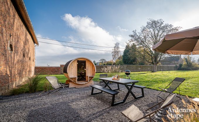 Gezellig vakantiehuis voor 5 personen in Remicourt met sauna, jacuzzi,  en fietsvoorzieningen